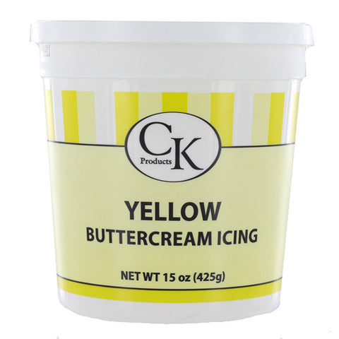 Yellow Buttercream Icing- 15 oz Container