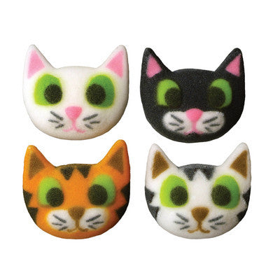 Cat Face Edible Sugar Pieces