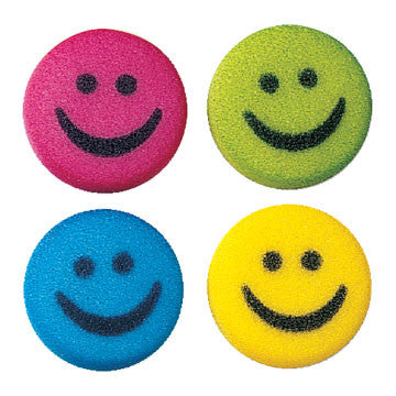 Rainbow Happy Face Sugar Pieces