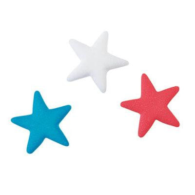 Red White & Blue Sugar Stars