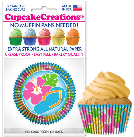 Flip Flop Cupcake Liners