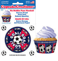 Soccer Cupcake Liners