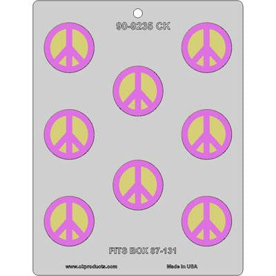 Peace Sign Candy Mold