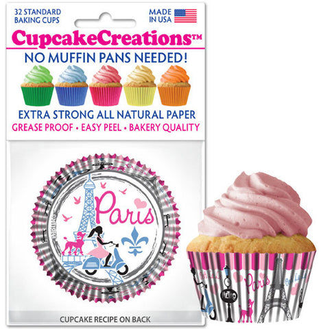 Paris Cupcake Liners