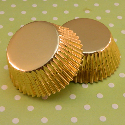 Gold Foil Cupcake Liners