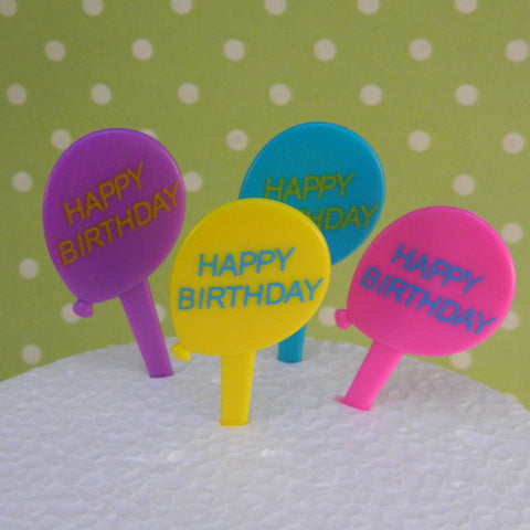 Happy Birthday Balloon Picks