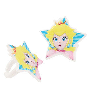 Princess Peach Cupcake Rings