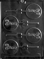 Weight Lifter Lollipop Candy Mold