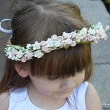 Floral Bridal Headpiece/ Garden Wedding / Flower girl crown / Wedding hair accessory
