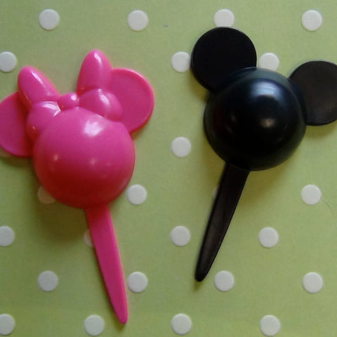 Mickey & Minnie Silhouette Picks