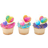 Bright Cupcake Sugar Hearts (14)
