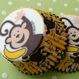 Monkey Business Cupcake Liners
