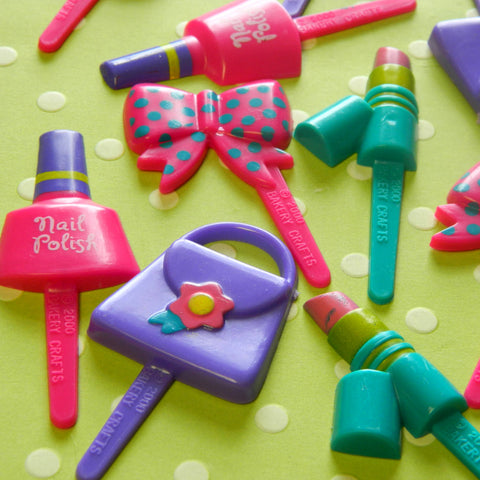 Girly Themed Cupcake Picks