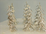 Vintage Inspired Silver Frozen Trees