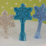 Snowflake Cupcake Fork Picks