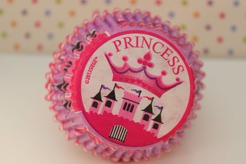 Princess Birthday Cupcake Liners