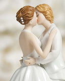 "Romance" Gay Lesbian Wedding Cake Topper Figurine
