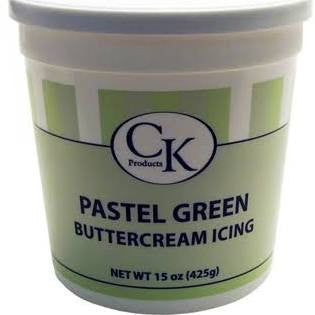 Pastel Green Buttercream Icing- 15 oz Container