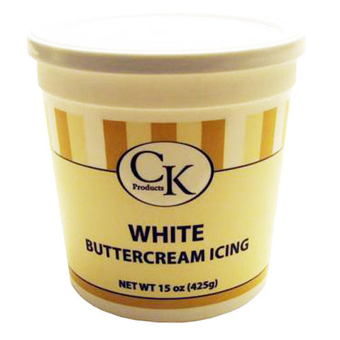 White Buttercream Icing- 15 oz Container