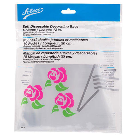 12" Soft Disposable Decorating Bags