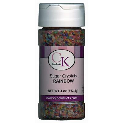 Rainbow Sugar Crystals