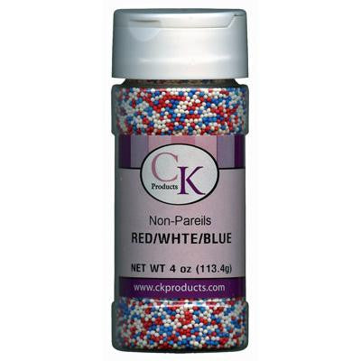 Red White and Blue Non Pareils