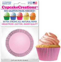 Light Pink Cupcake Liners