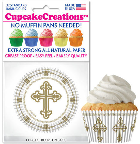 Cross Cupcake Liners