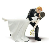 Romantic Dip Dancing Couple Cake Topper