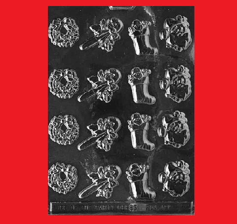 Christmas Holiday Assortment Candy Mold