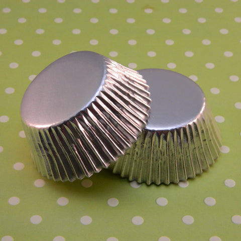 Silver Foil Cupcake Liners