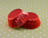 Red Foil Cupcake Liners
