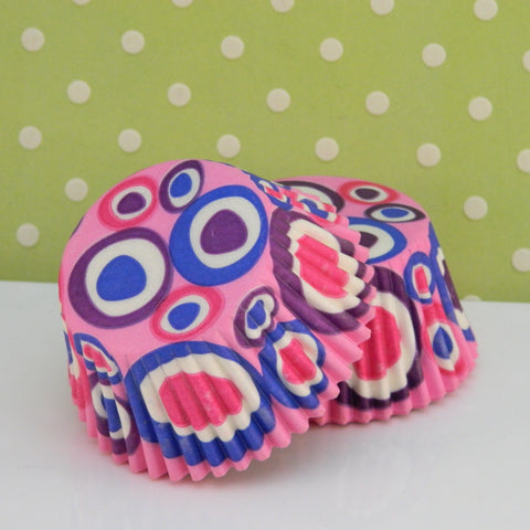 Fun Pink Dots Cupcake Liners