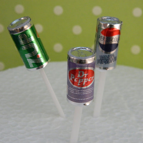 Soda Can Cupcake Picks