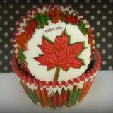 Fall Leaves Cupcake Liners