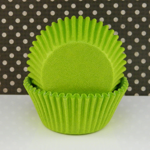 Lime Green Baking Cups