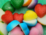 Rainbow Mini Sugar Hearts