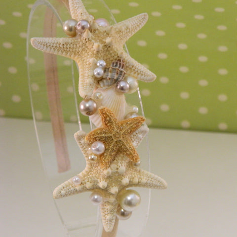 Starfish & Pearl Headband