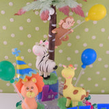 Jungle Animals First Birthday Cake Topper