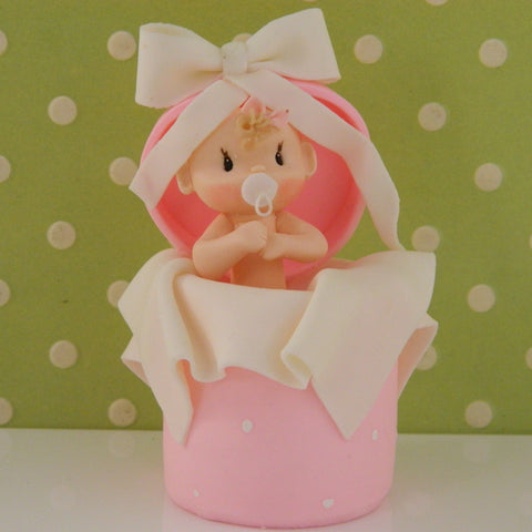 Surprise Baby Girl Cake Top