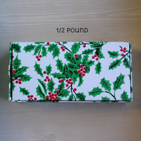 Christmas Holly & Berry 1/2 lb Box