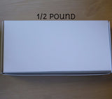 White 1/2 lb Box