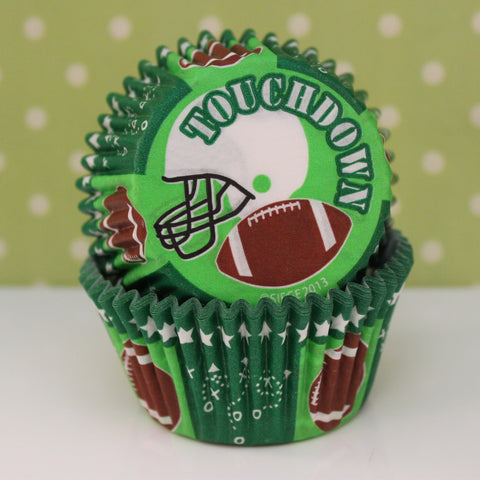 Football Cupcake Liners