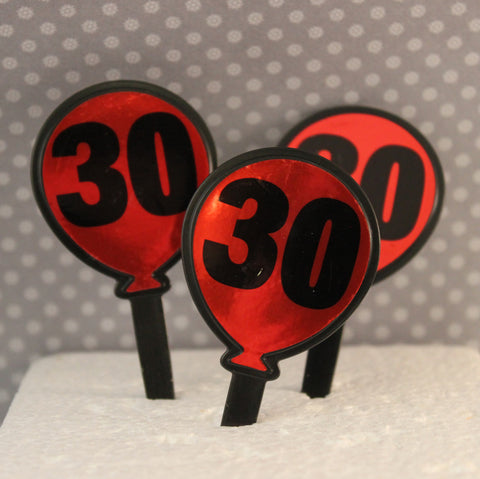 30th Birthday Balloon Picks