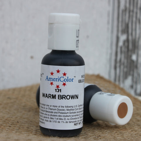 Warm Brown Gel Coloring