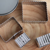 Fluted Rectangle Cookie Cutter Set