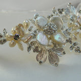 Freshwater Pearl Flower Headband / Headpiece