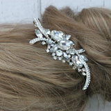 Beautiful Rhinestone and Crystal Hair Comb