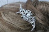 Beautiful Rhinestone and Crystal Hair Comb