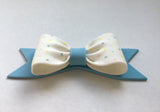 Baby Blue Gum Paste Bow